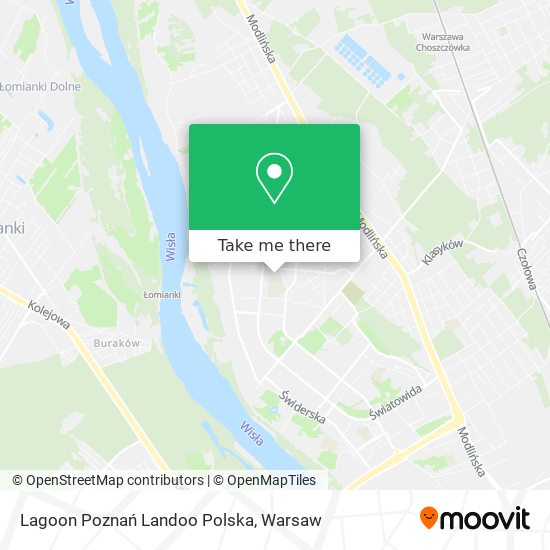 Lagoon Poznań Landoo Polska map