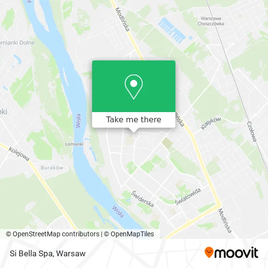 Карта Si Bella Spa