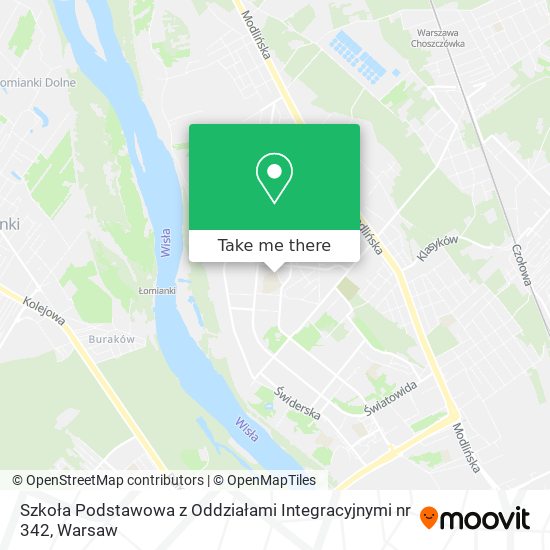 Карта Szkoła Podstawowa z Oddziałami Integracyjnymi nr 342