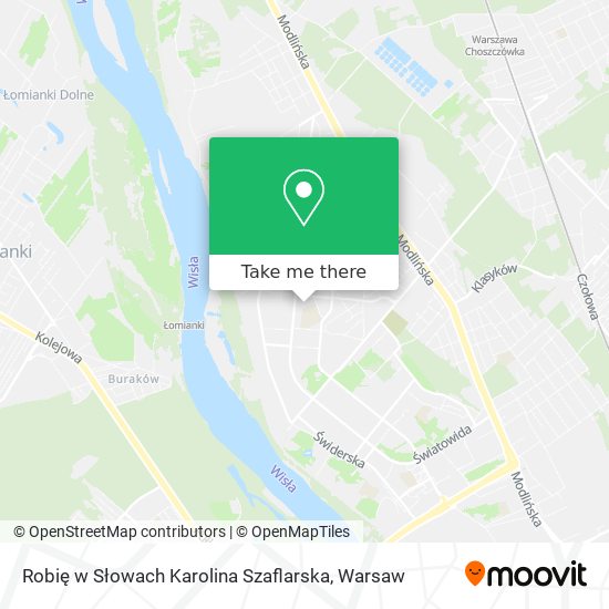 Robię w Słowach Karolina Szaflarska map