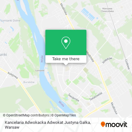 Kancelaria Adwokacka Adwokat Justyna Gałka map