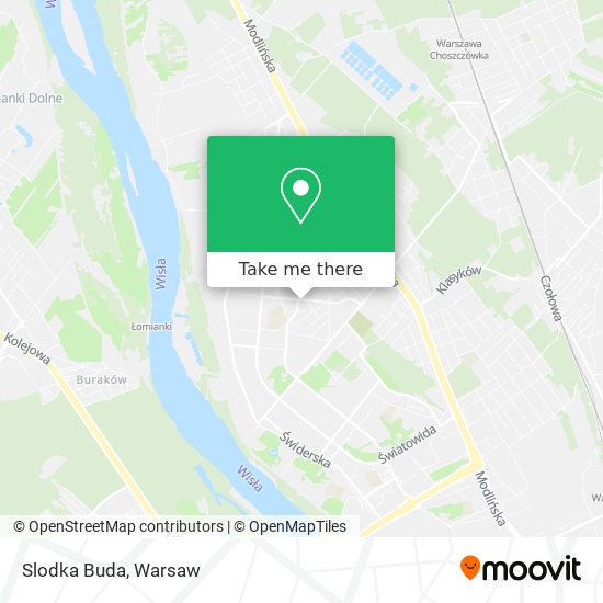 Slodka Buda map