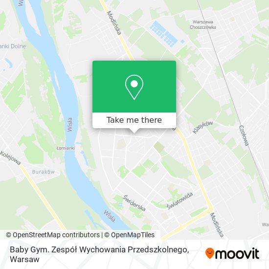 Карта Baby Gym. Zespół Wychowania Przedszkolnego