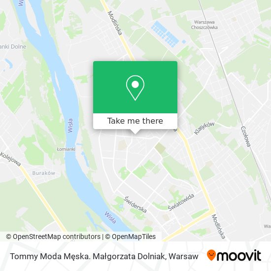 Tommy Moda Męska. Małgorzata Dolniak map