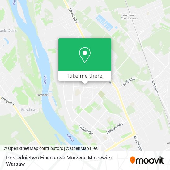 Pośrednictwo Finansowe Marzena Mincewicz map