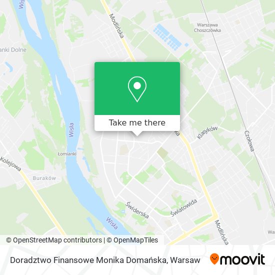 Карта Doradztwo Finansowe Monika Domańska