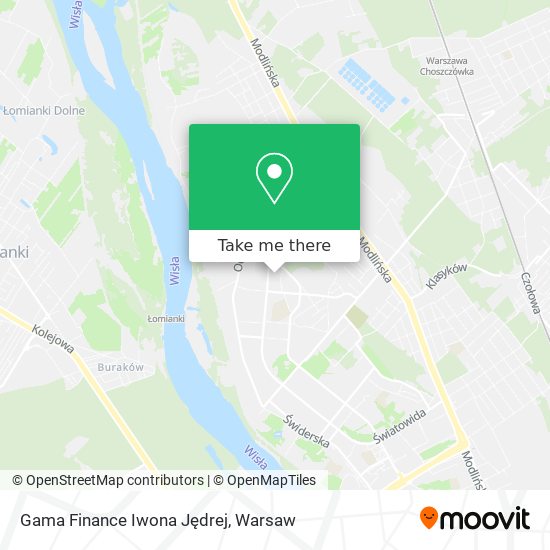 Gama Finance Iwona Jędrej map