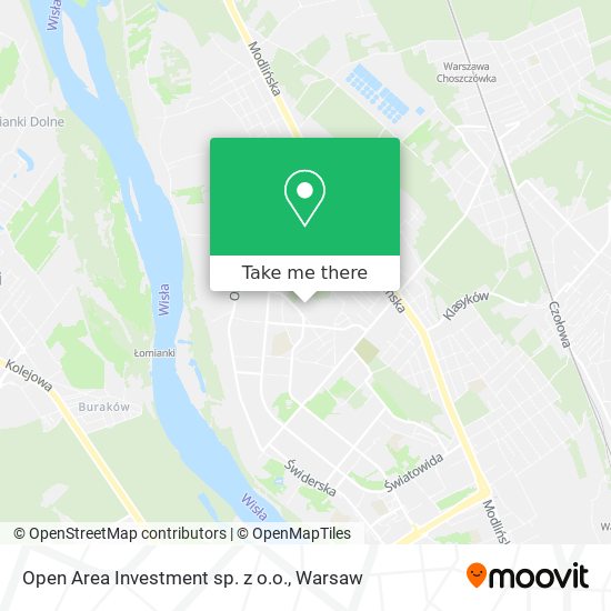 Open Area Investment sp. z o.o. map