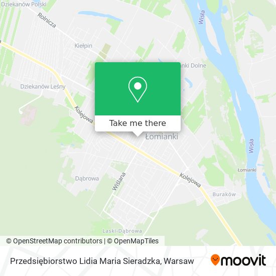 Przedsiębiorstwo Lidia Maria Sieradzka map