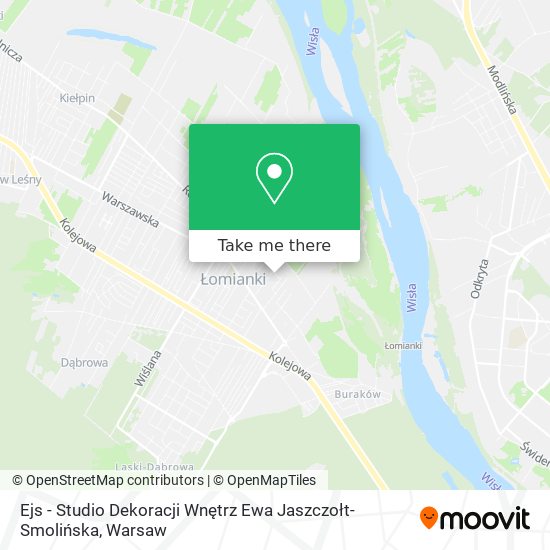 Ejs - Studio Dekoracji Wnętrz Ewa Jaszczołt-Smolińska map