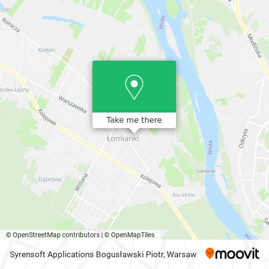 Syrensoft Applications Bogusławski Piotr map