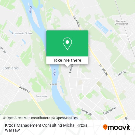 Krzos Management Consulting Michał Krzos map