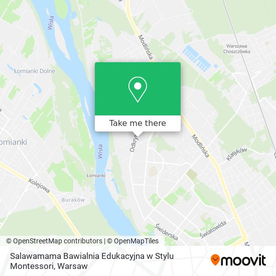 Salawamama Bawialnia Edukacyjna w Stylu Montessori map