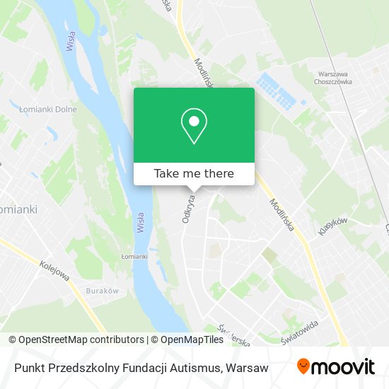 Punkt Przedszkolny Fundacji Autismus map