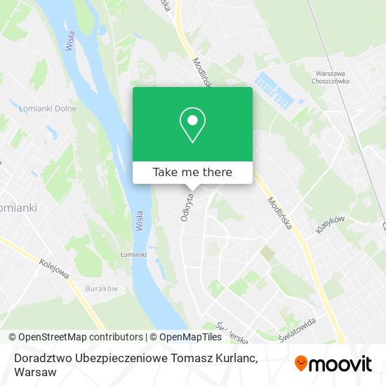 Doradztwo Ubezpieczeniowe Tomasz Kurlanc map