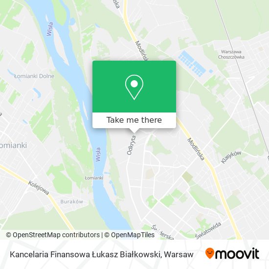 Kancelaria Finansowa Łukasz Białkowski map