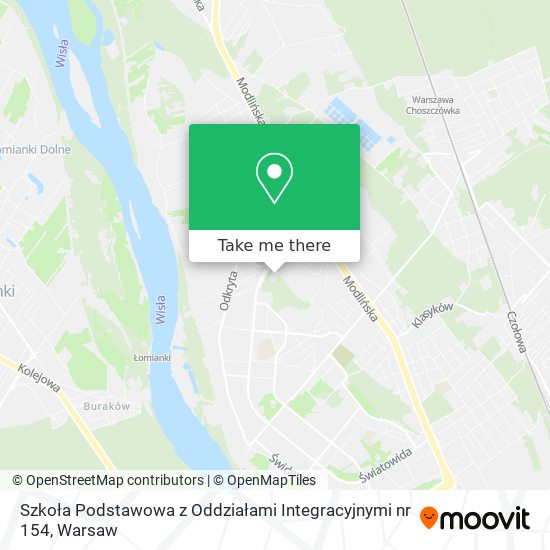 Szkoła Podstawowa z Oddziałami Integracyjnymi nr 154 map