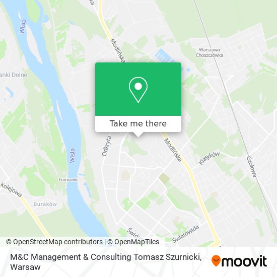 M&C Management & Consulting Tomasz Szurnicki map