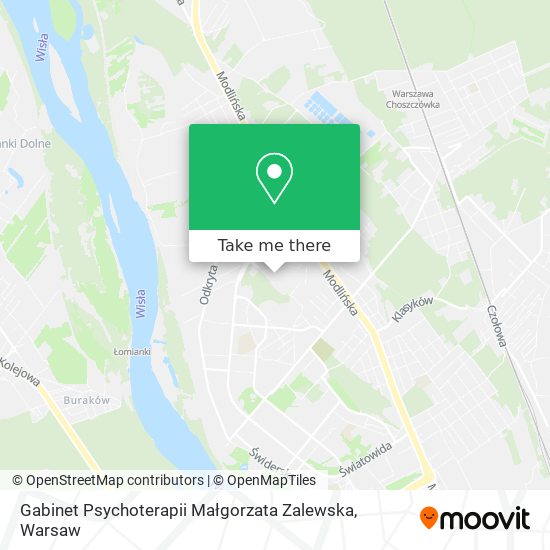 Gabinet Psychoterapii Małgorzata Zalewska map