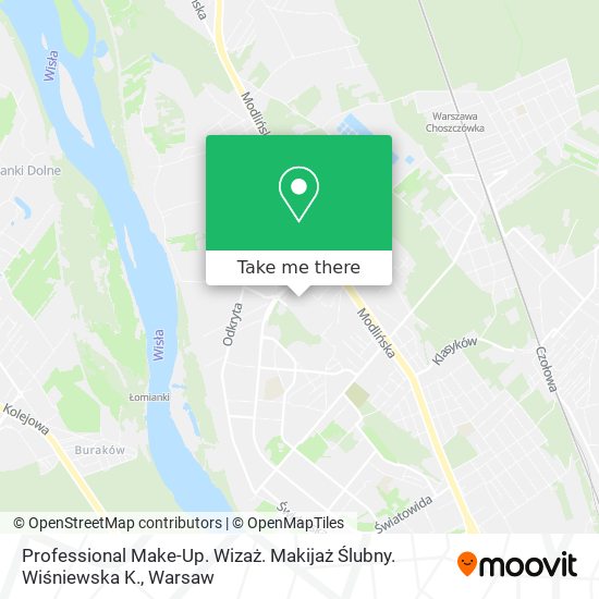 Professional Make-Up. Wizaż. Makijaż Ślubny. Wiśniewska K. map