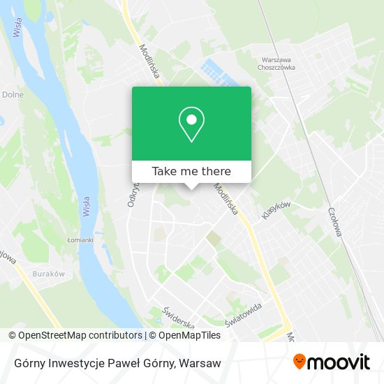 Górny Inwestycje Paweł Górny map