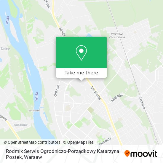 Rodmix Serwis Ogrodniczo-Porządkowy Katarzyna Postek map