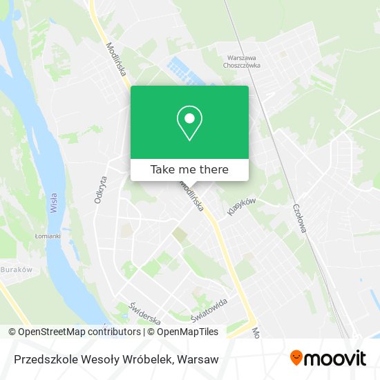 Przedszkole Wesoły Wróbelek map