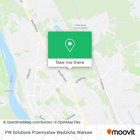 PW Solutions Przemysław Wędzicha map