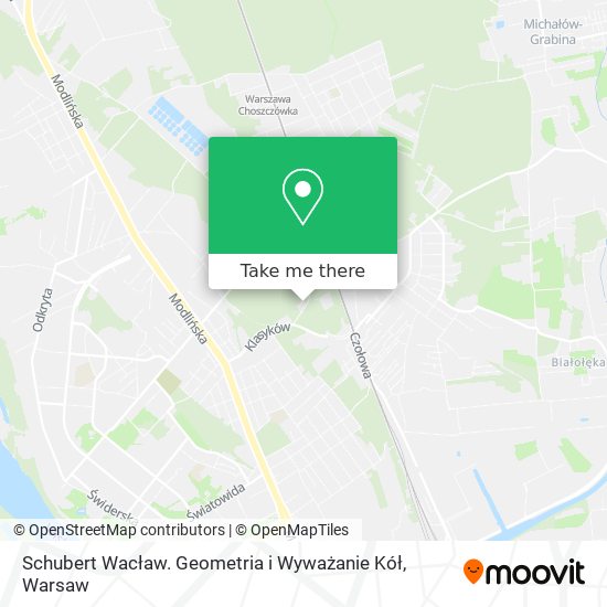 Schubert Wacław. Geometria i Wyważanie Kół map