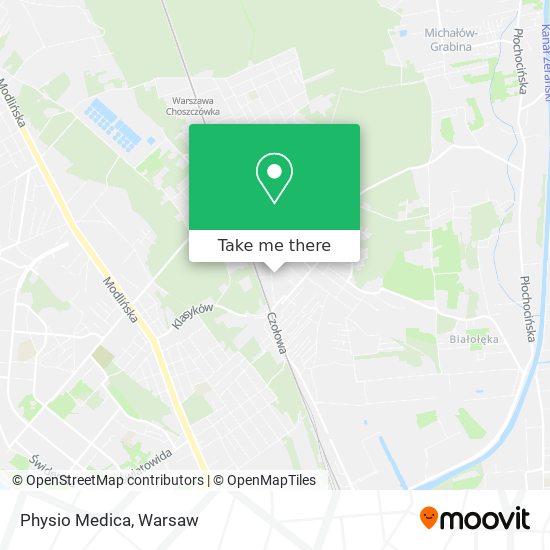 Physio Medica map