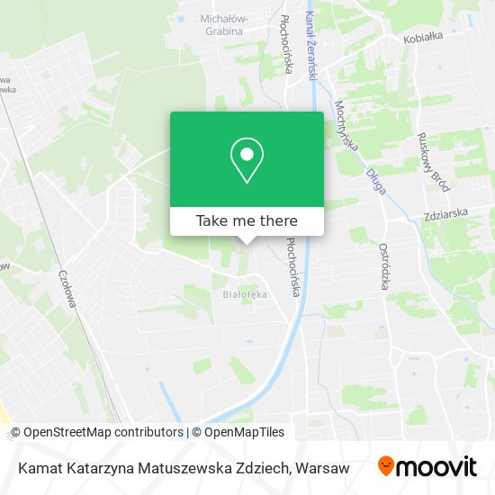 Kamat Katarzyna Matuszewska Zdziech map