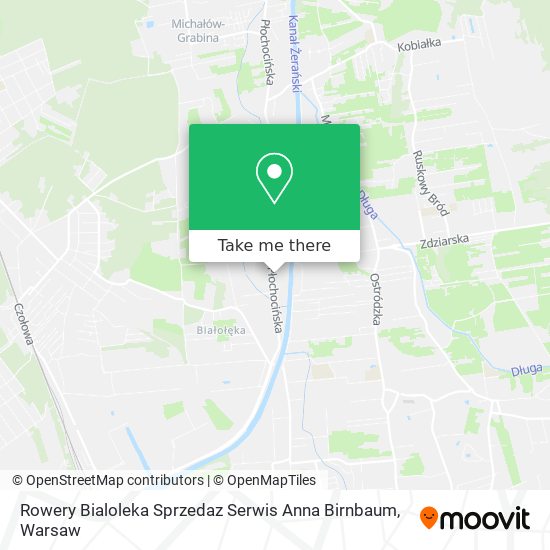 Rowery Bialoleka Sprzedaz Serwis Anna Birnbaum map