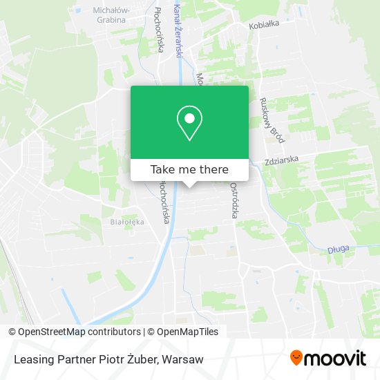 Leasing Partner Piotr Żuber map