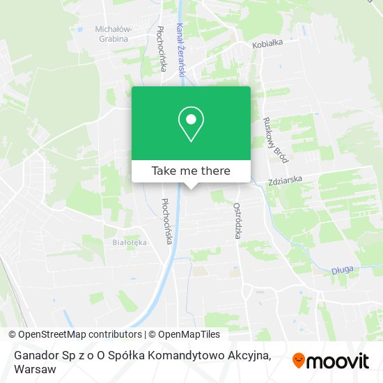 Ganador Sp z o O Spółka Komandytowo Akcyjna map