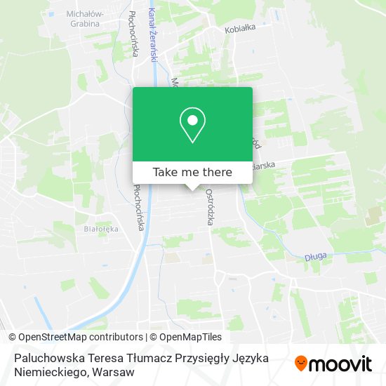 Paluchowska Teresa Tłumacz Przysięgły Języka Niemieckiego map