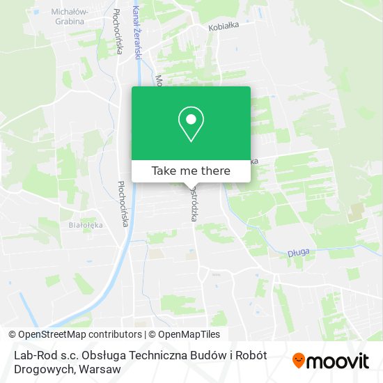 Lab-Rod s.c. Obsługa Techniczna Budów i Robót Drogowych map