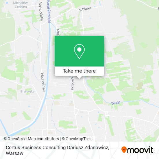 Certus Business Consulting Dariusz Zdanowicz map