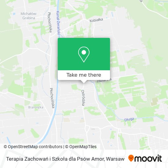 Terapia Zachowań i Szkoła dla Psów Amor map