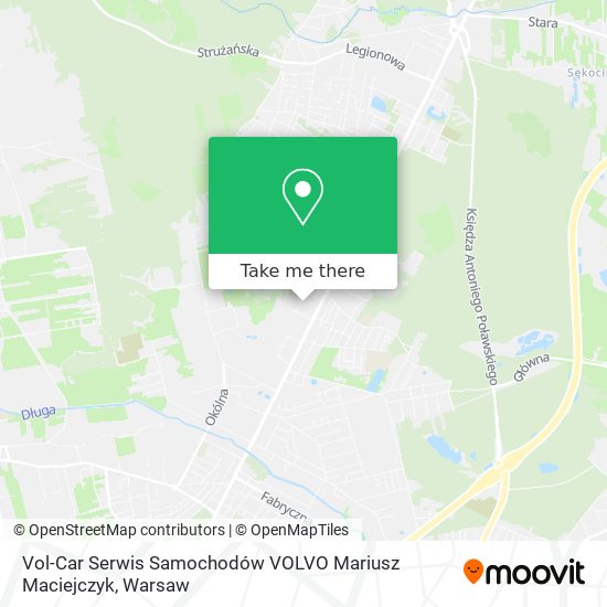 Vol-Car Serwis Samochodów VOLVO Mariusz Maciejczyk map