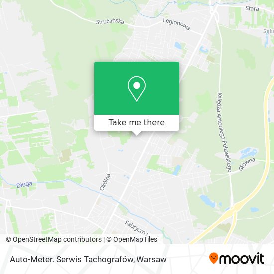 Auto-Meter. Serwis Tachografów map