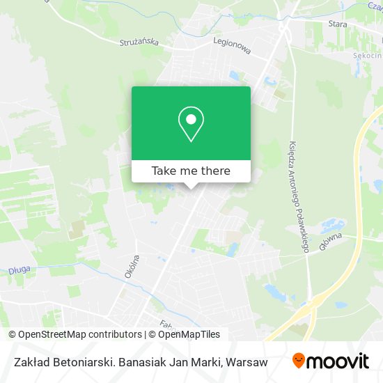 Zakład Betoniarski. Banasiak Jan Marki map