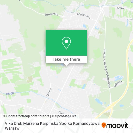 Vika Druk Marzena Karpińska Spółka Komandytowa map