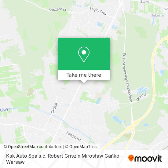 Ksk Auto Spa s.c. Robert Griszin Mirosław Gańko map