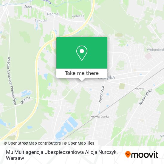 Mu Multiagencja Ubezpieczeniowa Alicja Nurczyk map