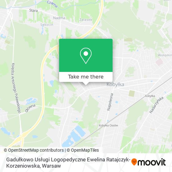 Gadułkowo Usługi Logopedyczne Ewelina Ratajczyk-Korzeniowska map