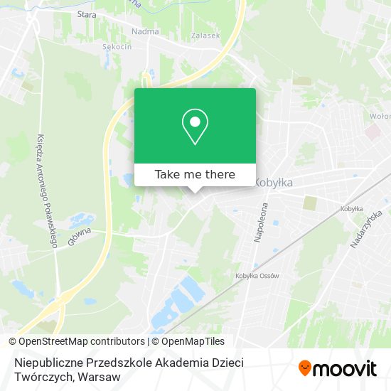 Niepubliczne Przedszkole Akademia Dzieci Twórczych map