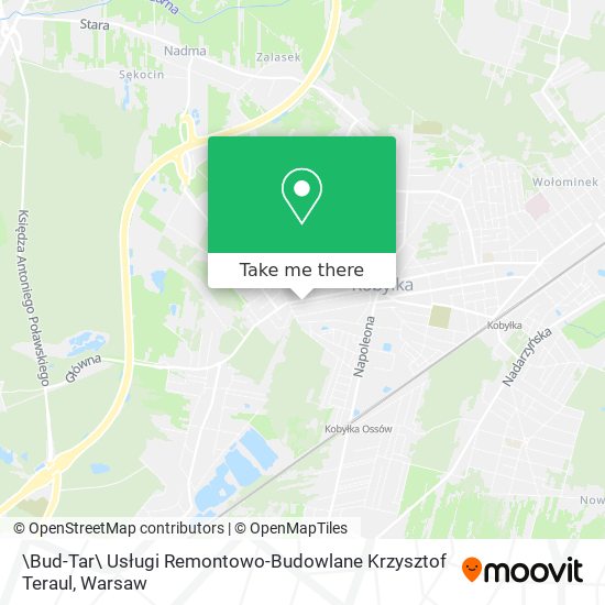 \Bud-Tar\ Usługi Remontowo-Budowlane Krzysztof Teraul map