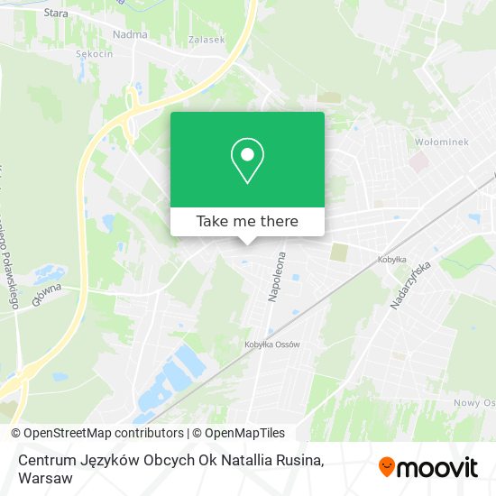 Centrum Języków Obcych Ok Natallia Rusina map