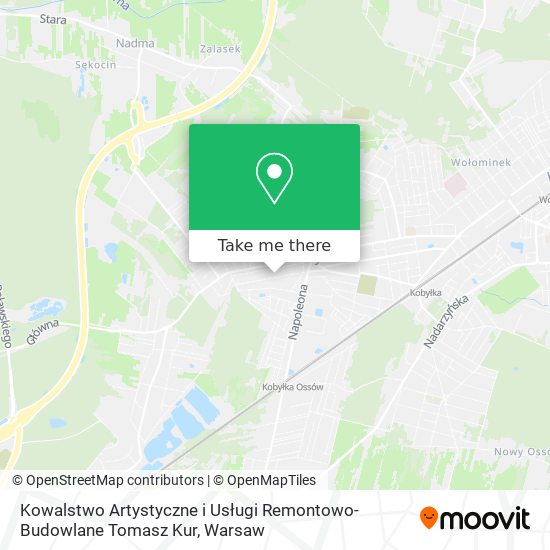 Kowalstwo Artystyczne i Usługi Remontowo-Budowlane Tomasz Kur map