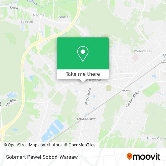 Sobmart Paweł Soboń map